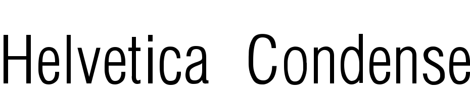 Helvetica Condensed Light Li Font Download Free