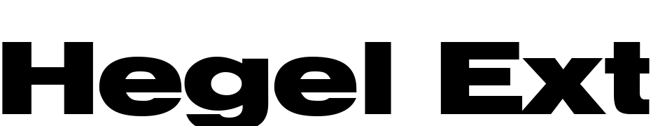 Hegel Extended Bold Font Download Free