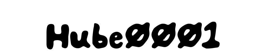 Hube0001 Font Download Free