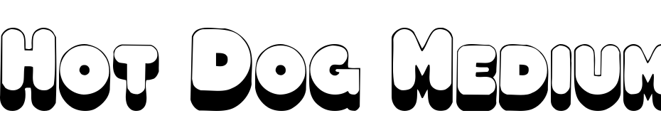 Hot Dog Medium Font Download Free
