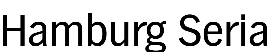 Hamburg Serial Regular Font Download Free