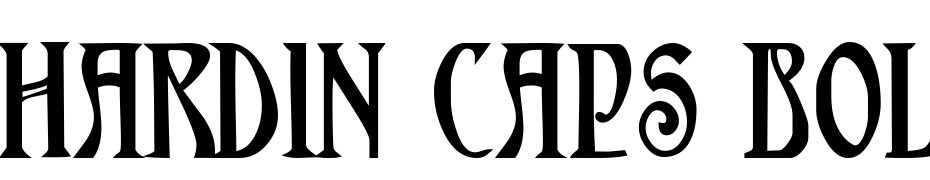 Hardin Caps Bold Font Download Free