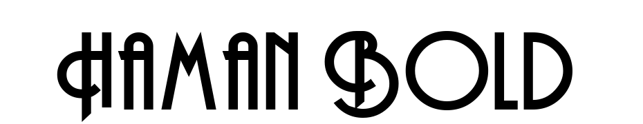 Haman Bold Font Download Free
