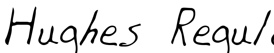 Hughes Regular Font Download Free