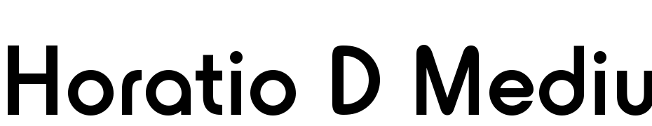 Horatio D Medium Font Download Free