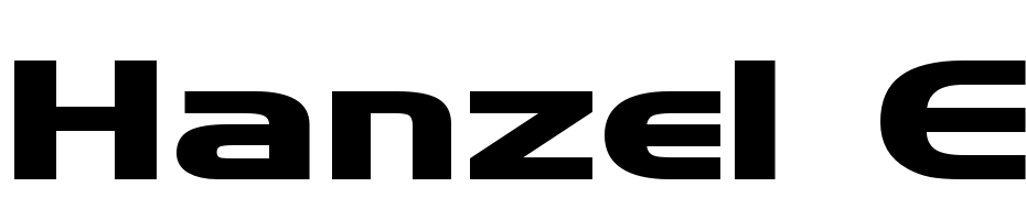 Hanzel Extended Bold Font Download Free