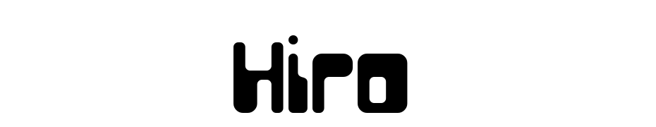 Hiro Font Download Free