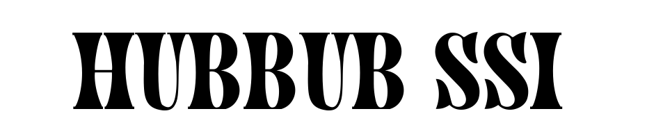 Hubbub SSi Font Download Free