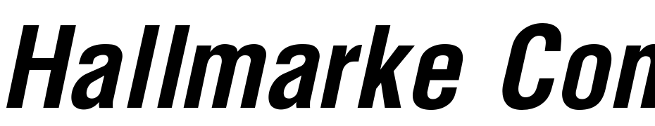 Hallmarke Condensed Bold Italic Schrift Herunterladen Kostenlos
