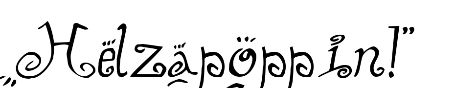 Helzapoppin!" Font Download Free