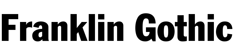 Franklin Gothic Condensed Font Download Free