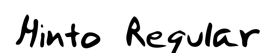 Hinto Regular Font Download Free