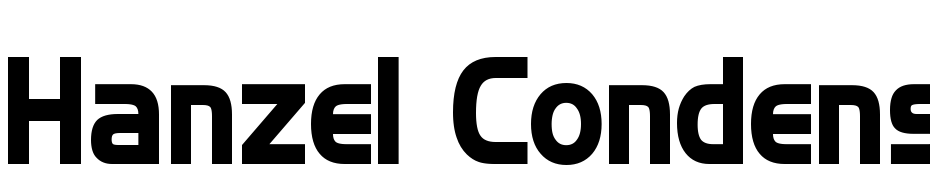 Hanzel Condensed Bold Font Download Free
