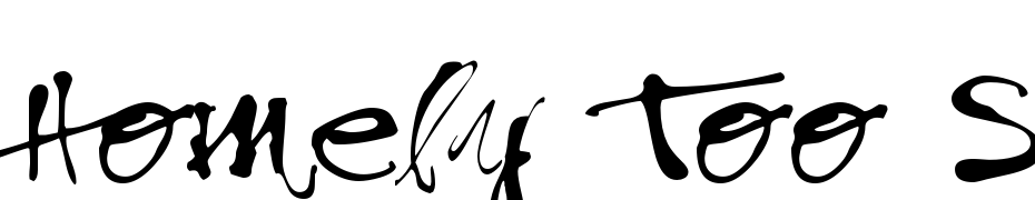 Homely Too Script SSK Font Download Free