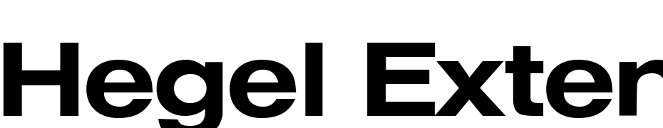 Hegel Extended Medium Regular Font Download Free