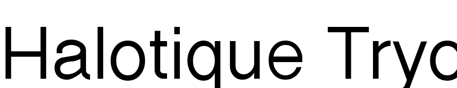 Halotique Tryout Font Download Free