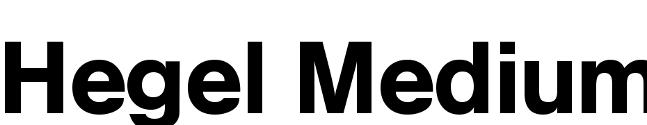 Hegel Medium Regular Font Download Free