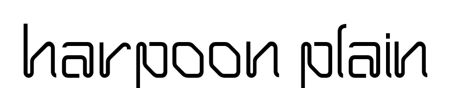 Harpoon Plain Font Download Free