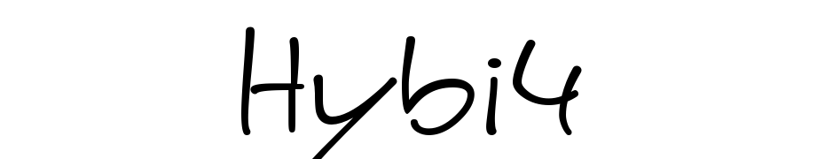 Hybi4 Font Download Free