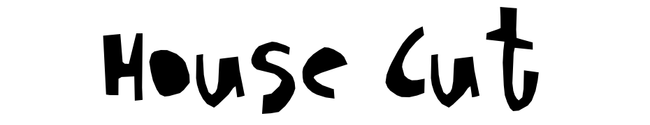 House Cut Font Download Free