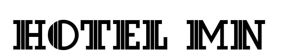 Hotel MN Font Download Free