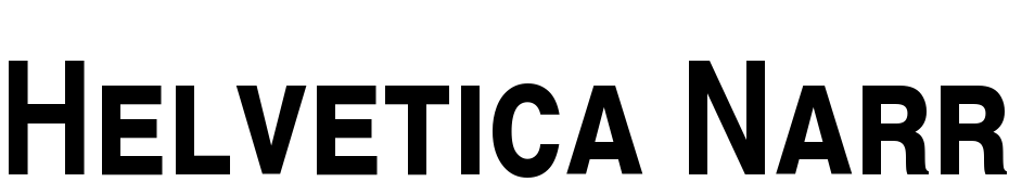 Helvetica Narrow SC Bold Font Download Free