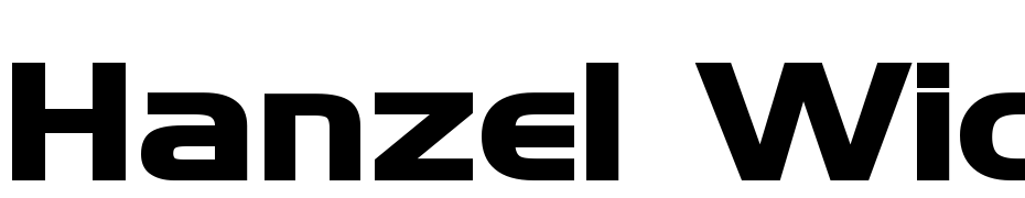 Hanzel Wide Bold Font Download Free