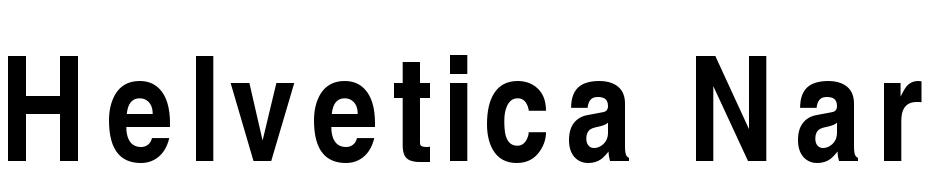 Helvetica Narrow Bold Font Download Free