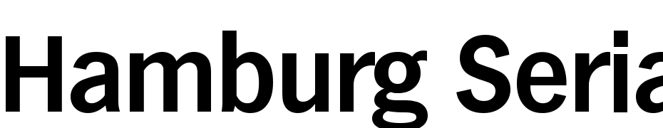 Hamburg Serial Bold Font Download Free