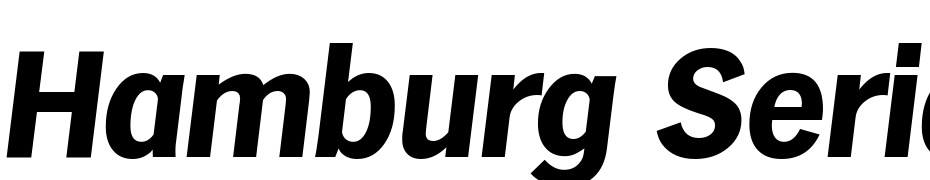 Hamburg Serial Extra Bold Regular Italic Font Download Free
