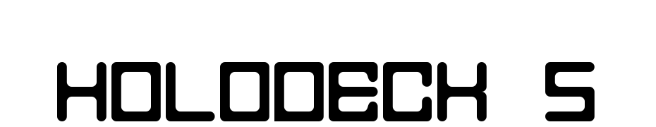 Holodeck 5 Font Download Free