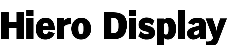 Hiero Display SSi Font Download Free