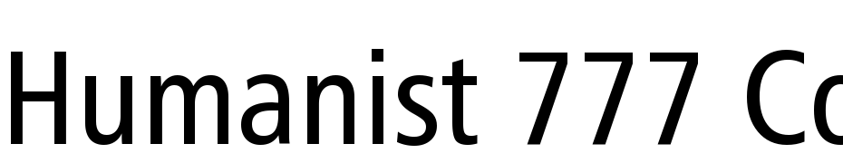 Humanist 777 Condensed BT Font Download Free