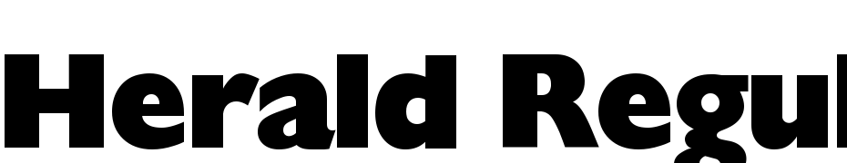 Herald Regular Font Download Free