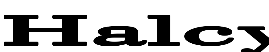 Halcyonia Superwide Font Download Free