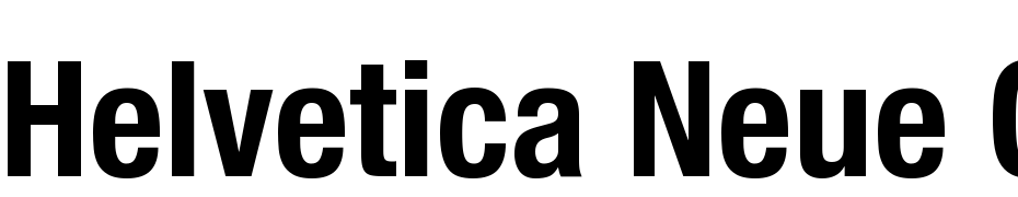 Helvetica Neue Condensed Bold Font Free Download