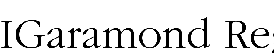 IGaramond Regular Font Download Free