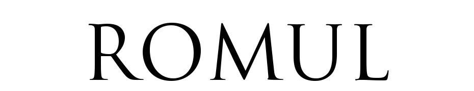 Romul cкачати шрифт безкоштовно