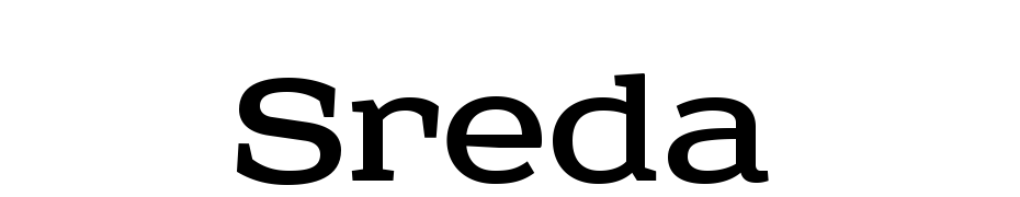 Sreda Font Download Free