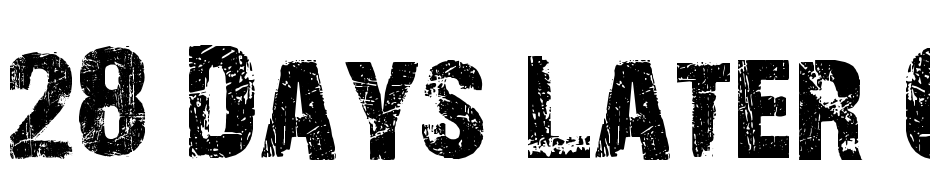 28 Days Later Cyr Scarica Caratteri Gratis