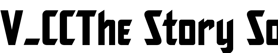 V_CCThe Story So Far Regular Font Download Free