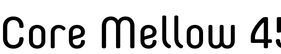 Core Mellow 45 Regular cкачати шрифт безкоштовно