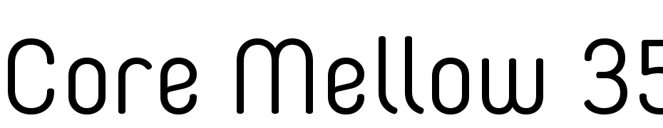 Core Mellow 35 Light Font Download Free