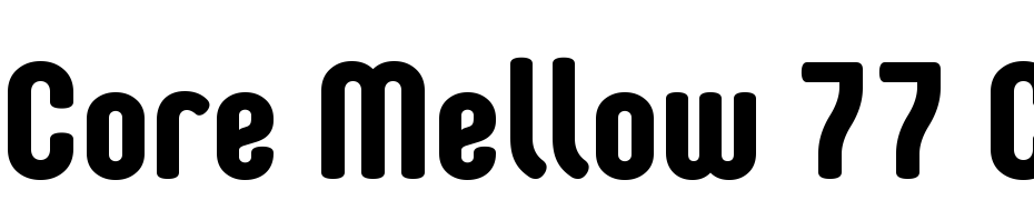 Core Mellow 77 Cn Extra Bold cкачати шрифт безкоштовно