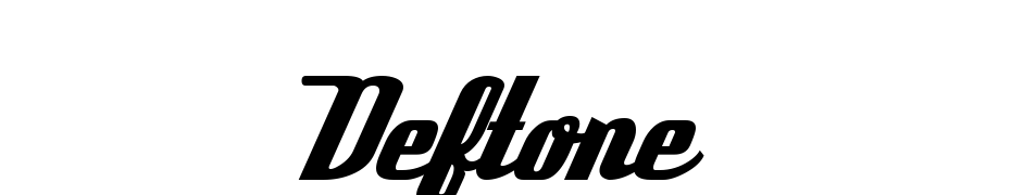 Deftone Font Download Free