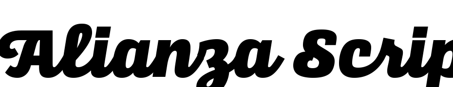 Alianza Script 900 Schrift Herunterladen Kostenlos