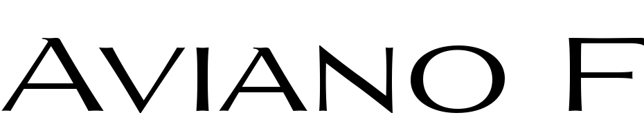 Aviano Flare Regular Font Download Free