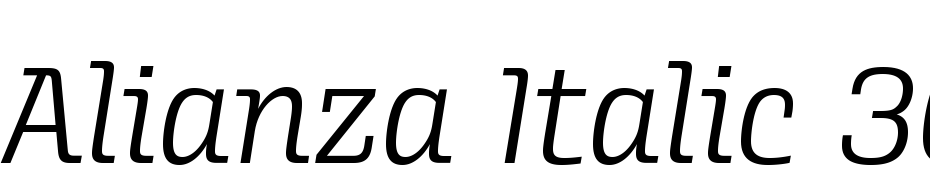 Alianza Italic 300 Font Download Free