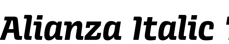 Alianza Italic 700 Scarica Caratteri Gratis