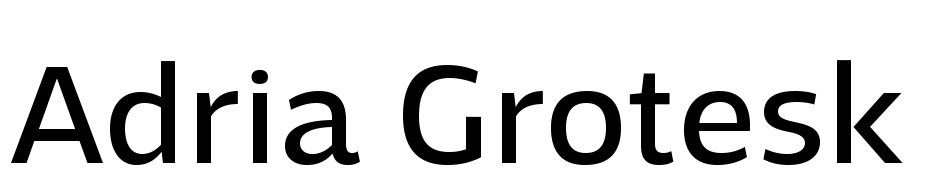 Adria Grotesk Font Download Free